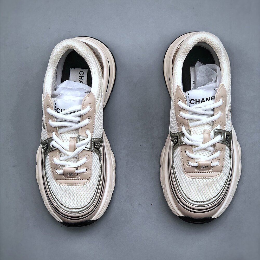 Chanel CC Logo Casual Sneakers Color A