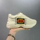 Gucci Rhyton Leather Sneaker Square Logo