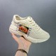 Gucci Rhyton Leather Sneaker Square Logo