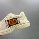 Gucci Rhyton Leather Sneaker Square Logo