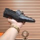 Hermes Crocodile Pattern Casual Loafers Leather Shoes HE-010