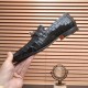 Hermes Crocodile Pattern Casual Loafers Leather Shoes HE-010