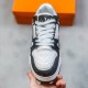 Louis Vuitton Trainer Sneaker White Black