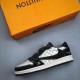 Louis Vuitton x Air Jordan Trainer Sneaker Black and White