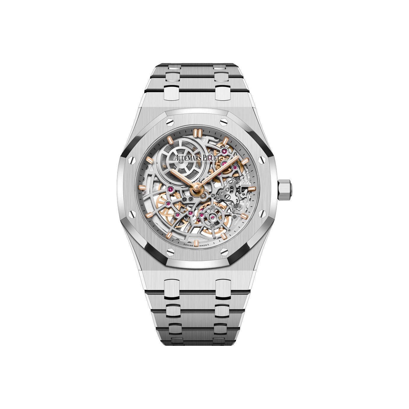 Audemars Piguet Royal Oak “JUMBO” EXTRA-THIN OPENWORKED “50TH ANNIVERSARY” Ref# 16204ST.OO.1240ST.01