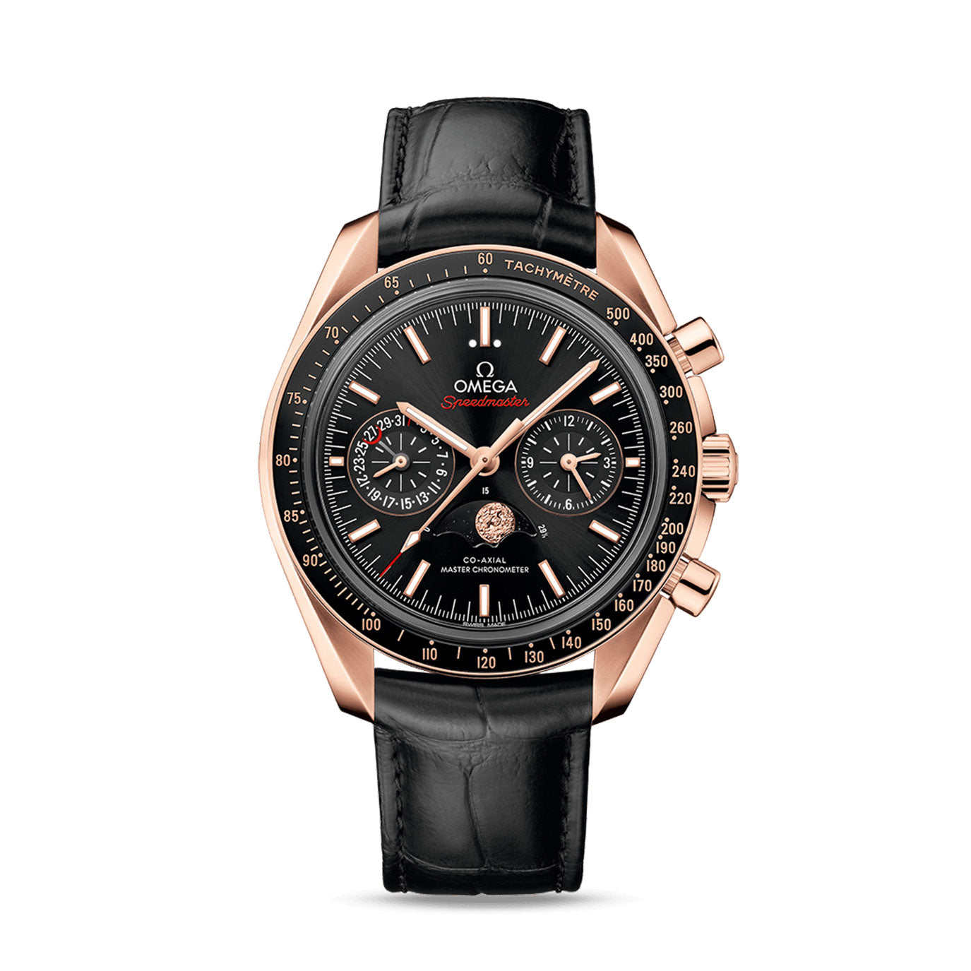 Omega Speedmaster MOONPHASE COâ€‘AXIAL MASTER CHRONOMETER MOONPHASE CHRONOGRAPH Ref# 304.63.44.52.01.001