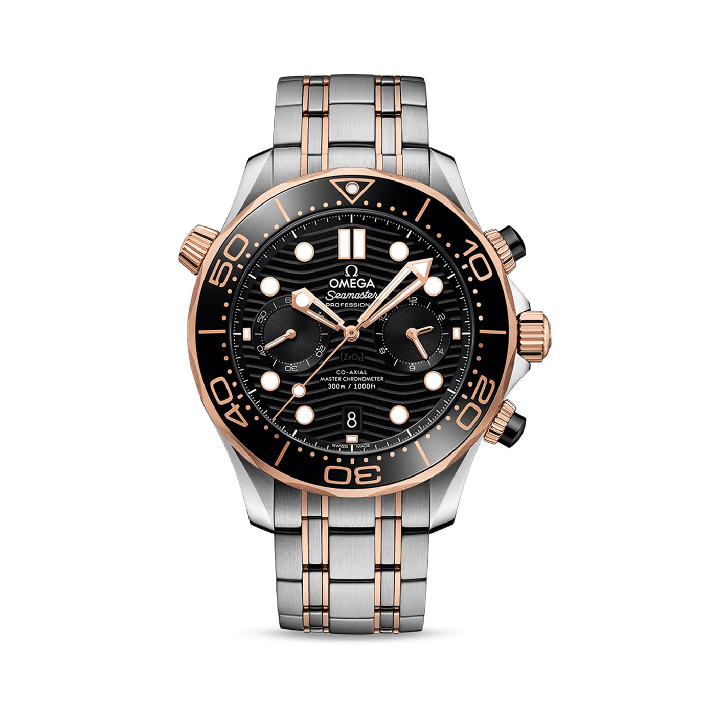 Omega Seamaster DIVER 300M COâ€‘AXIAL MASTER CHRONOMETER CHRONOGRAPH Ref# 210.20.44.51.01.001