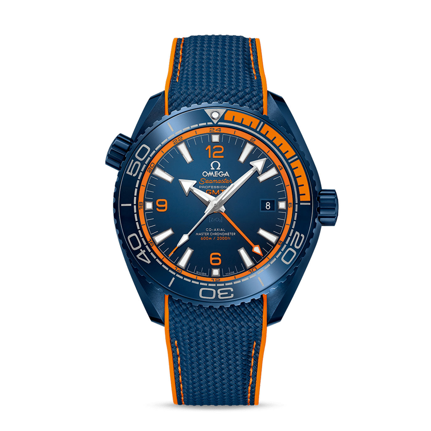 Omega Seamaster PLANET OCEAN 600M COâ€‘AXIAL MASTER CHRONOMETER GMT Ref# 215.92.46.22.03.001