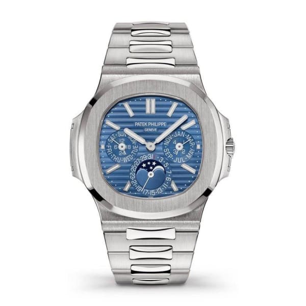 Patek Philippe Nautilus White Gold 5740-1G-001 with Blue Sunburst Dial