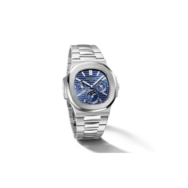 Patek Philippe Nautilus White Gold 5740-1G-001 with Blue Sunburst Dial