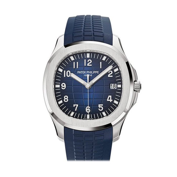 Patek Philippe Aquanaut Blue Dial 18K White Gold Men’s Watch 5168G-001