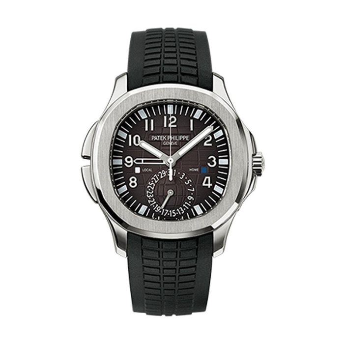 Patek Philippe Aquanaut Dual Time Black Dial Automatic Men’s Watch 5164A-001