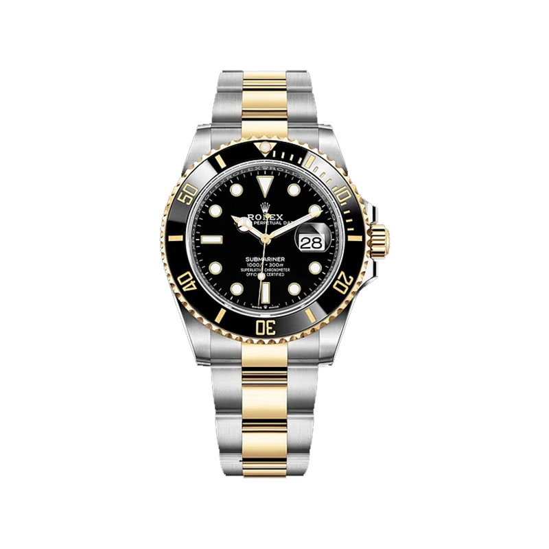 Rolex Submariner 40mm Black Dial Stainless Steel and Yellow Gold Bracelet RL-004