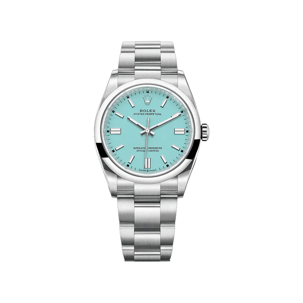 Rolex Oyster Perpetual 41mm Turquoise Blue Dial RL-007