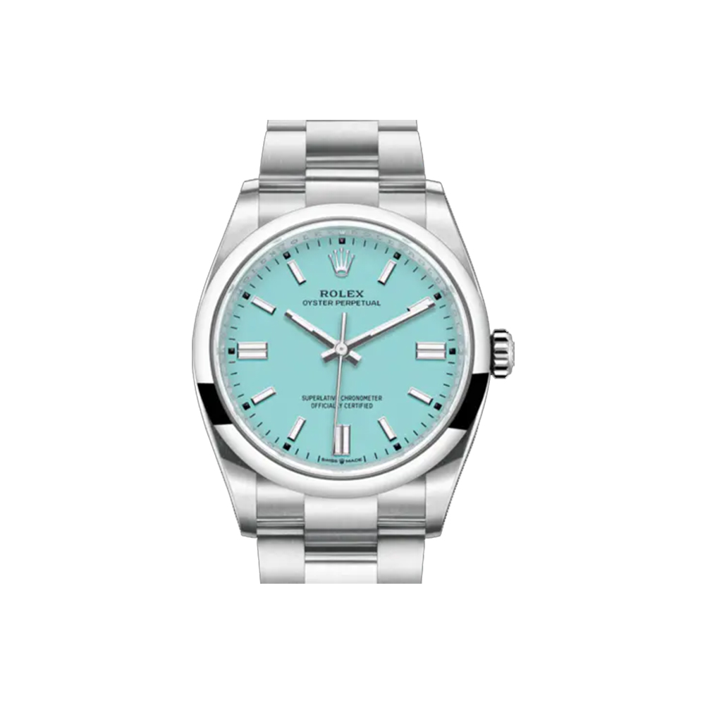 Rolex Oyster Perpetual 41mm Turquoise Blue Dial RL-007