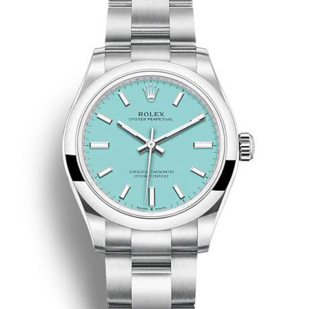 Rolex Oyster Perpetual 41mm Turquoise Blue Dial RL-007