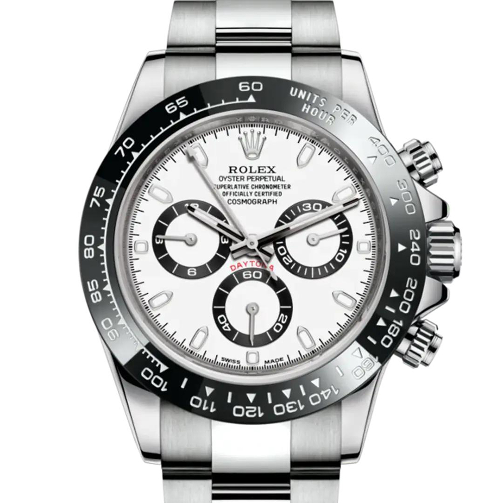 Rolex Daytona “Panda” 40mm White Dial RL-010