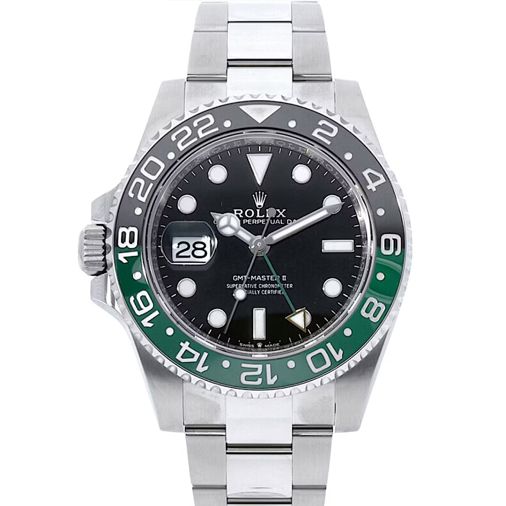 Rolex GMT-Master II 40mm Black Dial Sprite Bezel RL-015