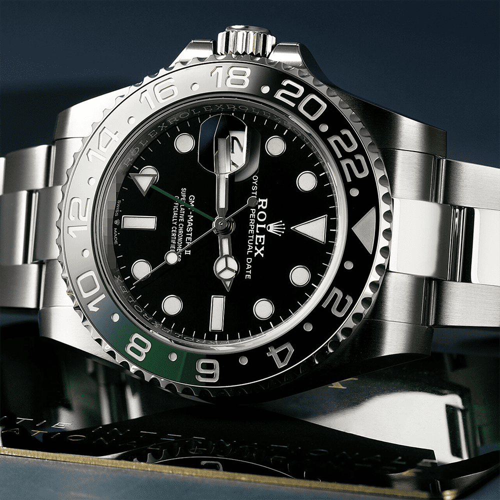 Rolex GMT-Master II 40mm Black Dial Sprite Bezel RL-015