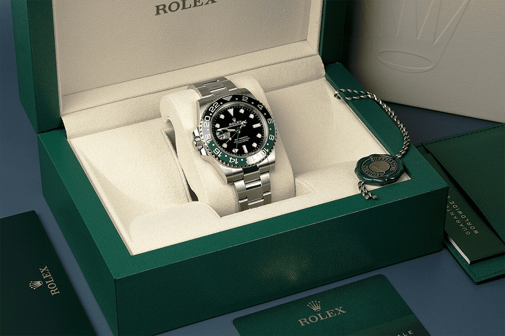 Rolex GMT-Master II 40mm Black Dial Sprite Bezel RL-015