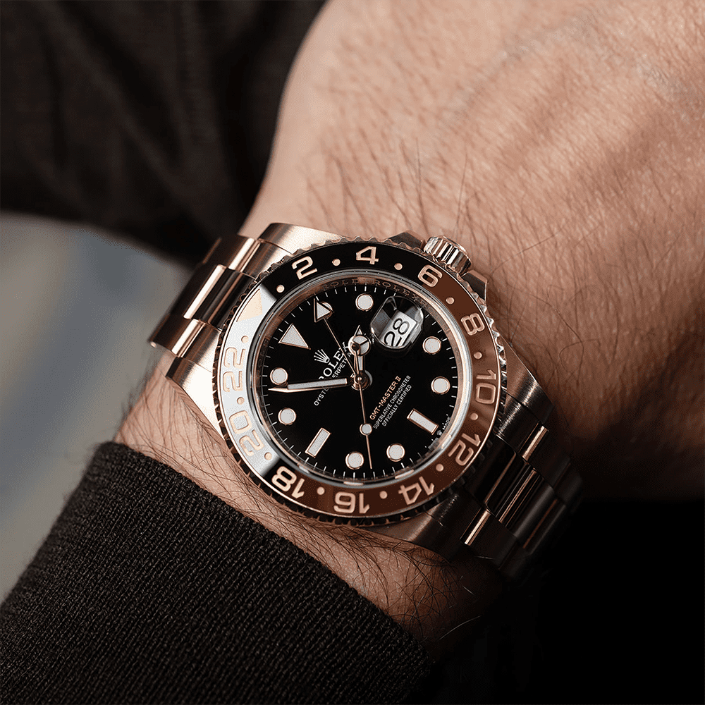 Rolex GMT-Master II 40mm Black Dial Root Beer RL-016