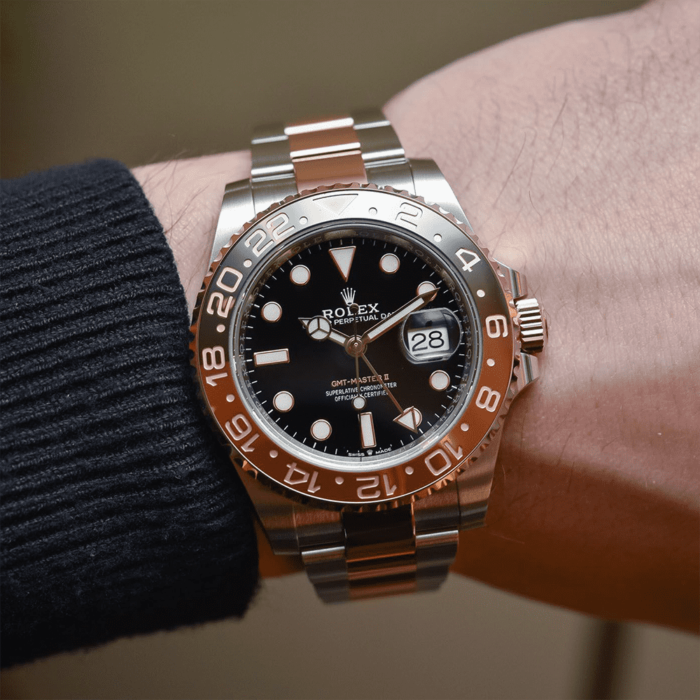 Rolex GMT-Master II 40mm Black Dial Root Beer RL-016