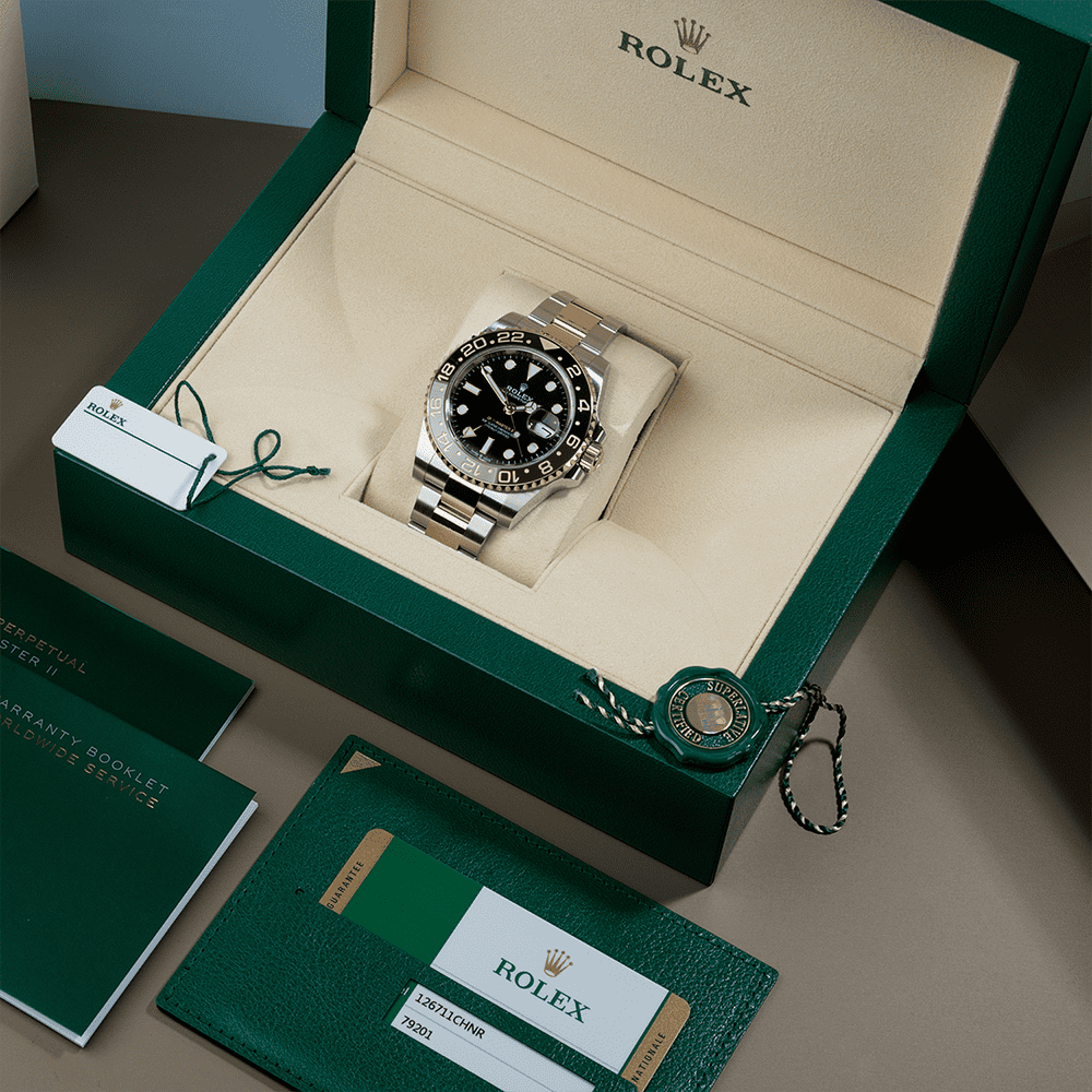 Rolex GMT-Master II 40mm Black Dial Root Beer RL-016