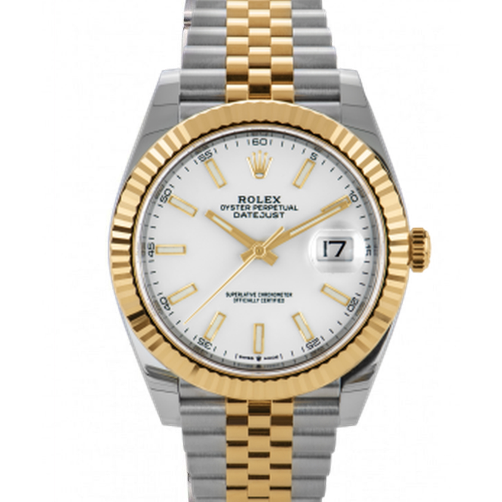 Rolex Datejust 41mm White Dial RL-028