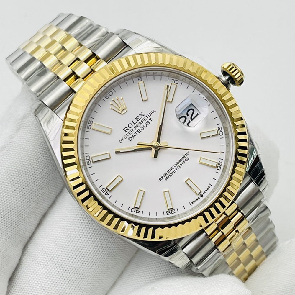 Rolex Datejust 41mm White Dial RL-028