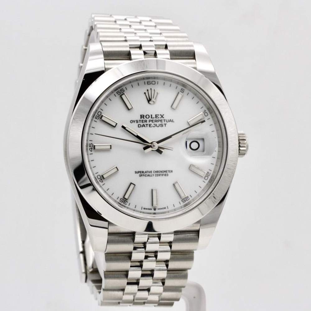 Rolex Datejust 41mm White Dial RL-030