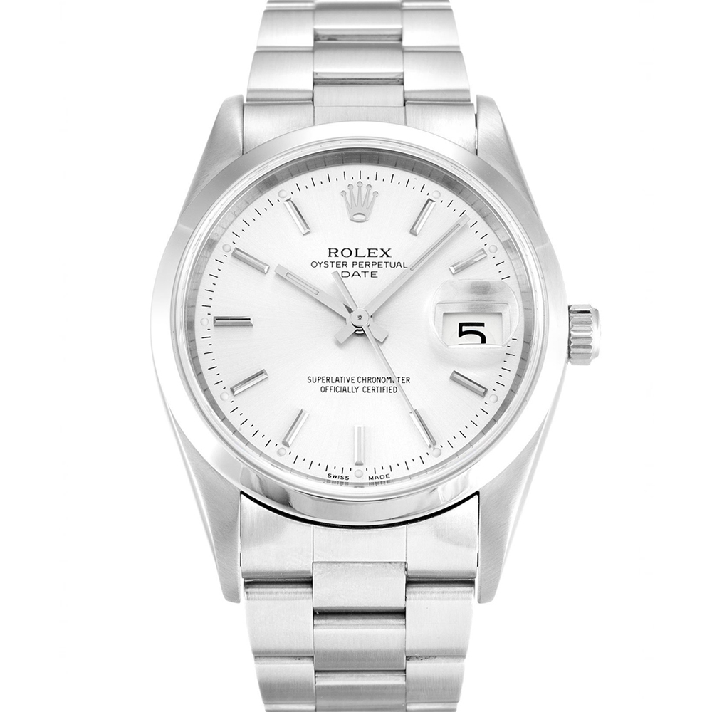 Rolex Oyster Perpetual Date 34mm White Dial RL-032