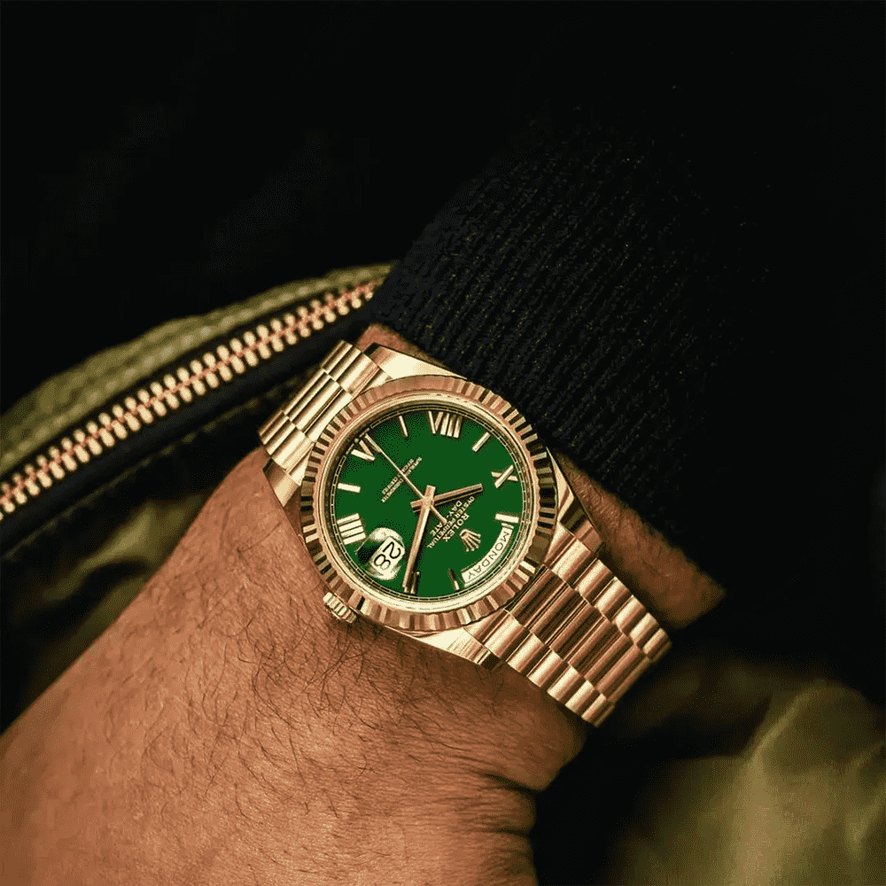 Rolex Day-Date 40mm Green Dial RL-034