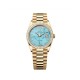 Rolex Day-Date 128348rbr Turquoise Roman Diamonds Dial RL-038