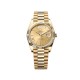 Rolex Day-Date 40 Presidential Champagne dial Fluted Bezel President bracelet Yellow gold Watch RL-046