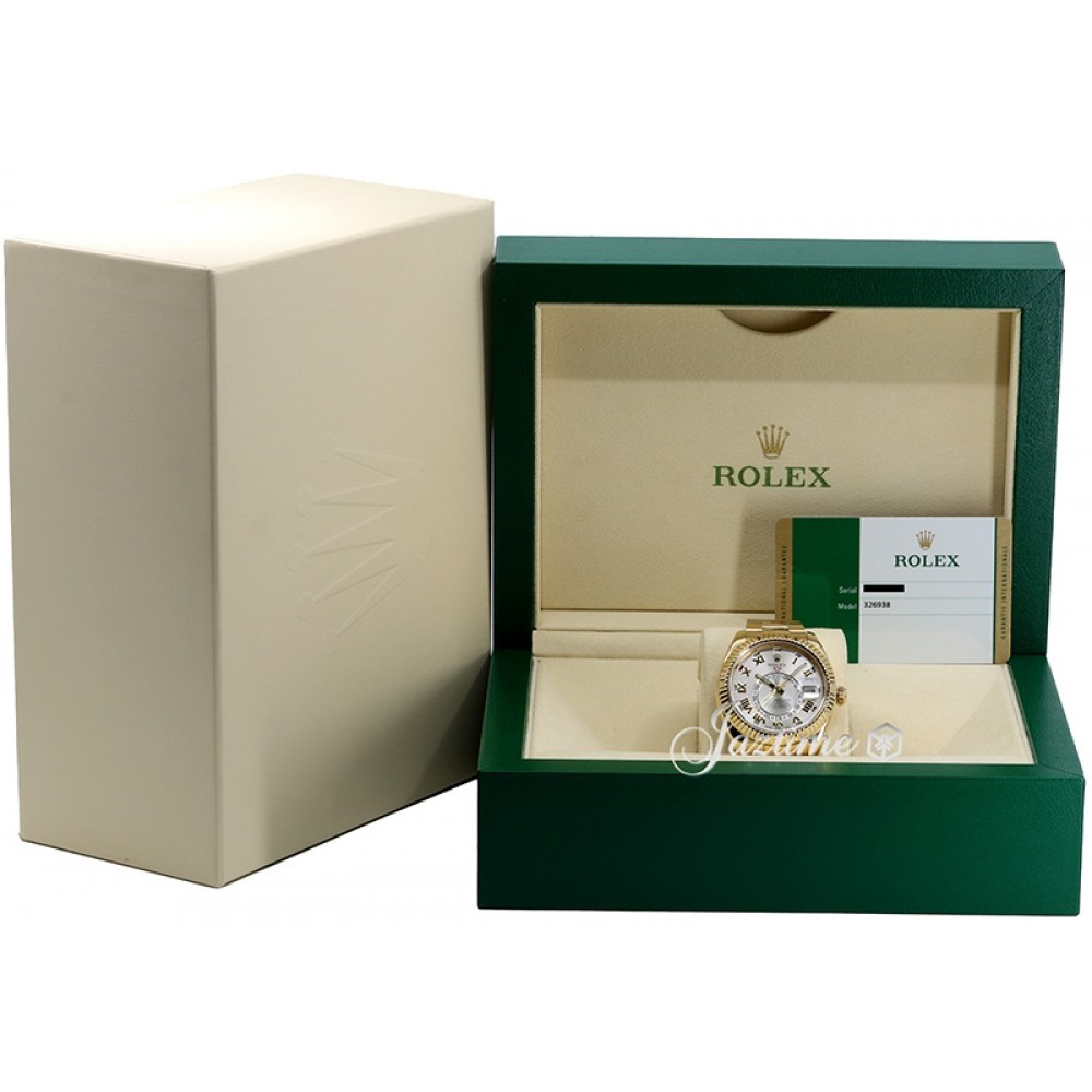 Rolex Sky-Dweller 42mm Yellow Gold 326938 Chamapgne RL-051