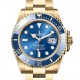 Rolex Submariner Date Blue Dial 18k Yellow Gold 41mm RL-063