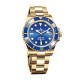 Rolex Submariner Date Blue Dial 18k Yellow Gold 41mm RL-063