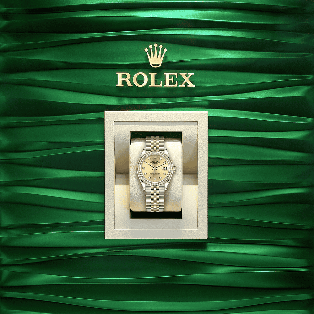 Rolex Datejust 31, Oystersteel, 18kt Yellow Gold and diamonds, Ref# 278383RBR-0026