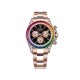 Rolex Daytona Rainbow 116595RBOW: Black Dial, Diamond Bezel, Oyster Bracelet, Rose Gold Watch