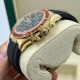 Rolex Daytona Yellow Gold Orange Sapphire Bezel Black Dial 116588SACO