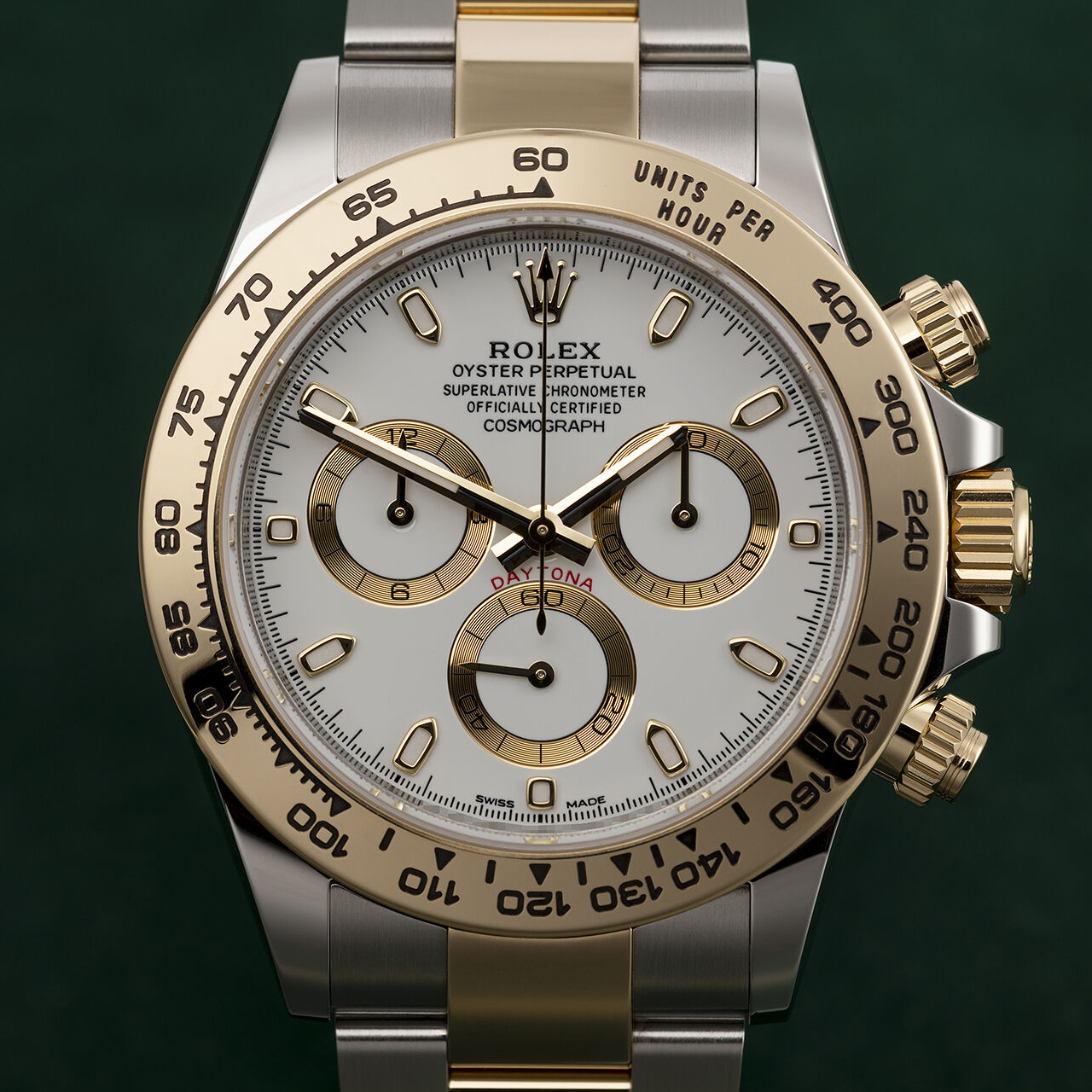 Rolex Daytona Steel & Gold White Dial 116503