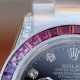 Rolex Daytona Rainbow Diamond Silver Stainless Steel 40 mm, diamond